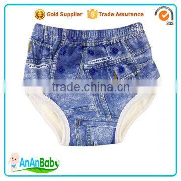 AnAnBaby Prints SNAP-ON Bedwetting Toddler Training Pants With Bamboo Inner photo-2