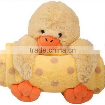 New style soft baby toy stuffed plush toy blanket animal with blanket