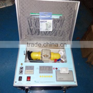 Portable automatic transformer oil dielectric strength testing equipment