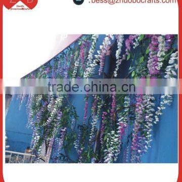 Hot wholesale cheap long style westeria artificial garden flowers ,wedding decorations