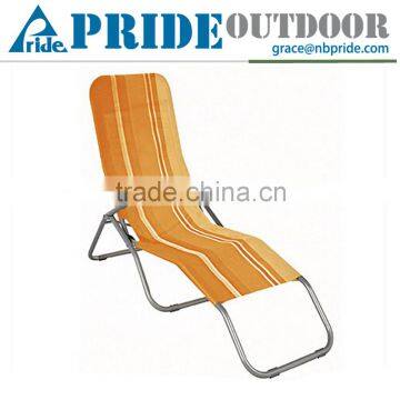 Outdoor Lounger Chair Backrest With Armrest Garden Portable Beach Pool Aluminium Sun Lazy Lounger