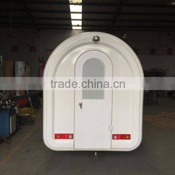 7.6*5.5ft White Food Cart Trailer Mobile Food Cart Beach Food Truck Hot Dog Hamburg Ice Cream Traction Cart Provide Free 3 d Des photo-6