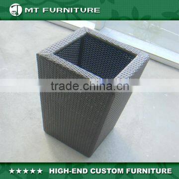 Synthetic Rattan Planter, Square Garden Flower Pot