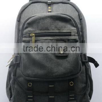 Black custom low price china bag for the school