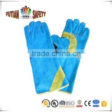 FTSAFETY Heavy duty hand protection cow split leather thumb reinforced welding gloves