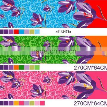 Flower printed design Monkey polyester Mattress fabric to Saudi Arabia,Printed Mattress fabric