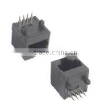 Single port RJ45 modular PCB Jack RJ45 8P CAT6 connector female socket