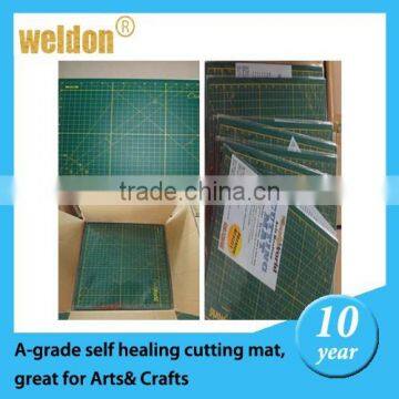Weldon black 3 Layer double sides printing green cutting mat