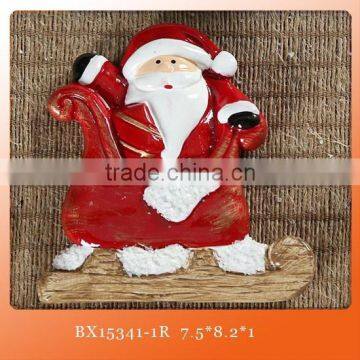 2015 Christmas decorative ceramic fridge magnet