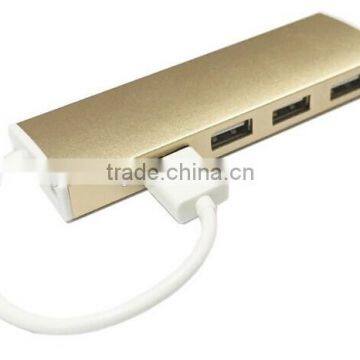 4 Ports USB 2.0 Hub High Transfer Rate USB Hub for USB Mouse