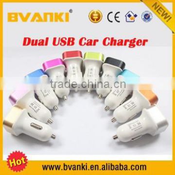 Mobile accessories 2 USB Ports 5V 4.8A Super Speed Universal USB Car battery Charger for USB Powered Devices