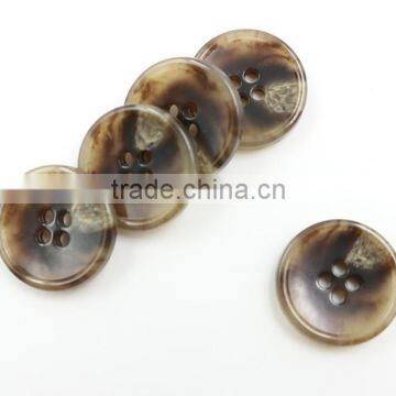Sedex Audited Factory 2 Pillar Burnt Rim 4 Holes Fire Proof Urea Button, Urea Suit Button photo-2