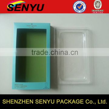 iphone 6 cellphone fancy design box packagings with clear PVC window