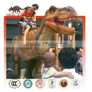 Outdoor Entertainment For Kids Animatronic Ride T-Rex Dinosaur