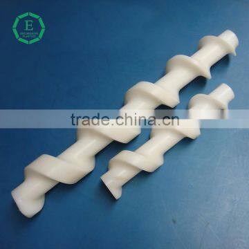 High Anti-impact Resistance CNC Machined Plastic Uhmwpe Conveyor Screw photo-4