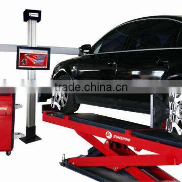 wheel aligning machine