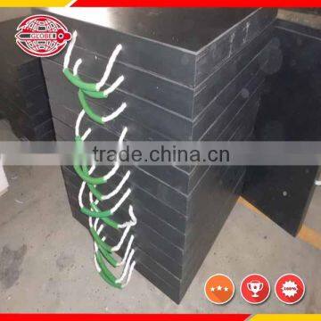 uhmw polyethylene crane pad/uhmwpe crane board/uhmwpe crane leg pads