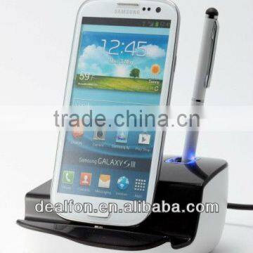 Micro USB Universal Charging Dock Cellphone Charger for Samsung Galaxy Note 2 N7100 S3 I9300