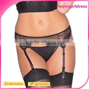 Sexy Lace Customized 2016 wholesale YIWU Cheap Hot Sale Latest Designs Plus Size Garter Belt