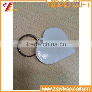 Promotion Gift Heart Shaped Soft PVC Keyring/Keychain For Gifts