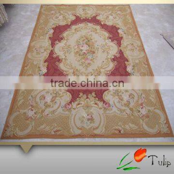 Aubusson Hand Made Wool Rugs In Stocks Hand Weave Aubusson Wool Rug For Home, Hotel, Villa Use