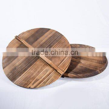 High quality round wooden lid for cooking pan