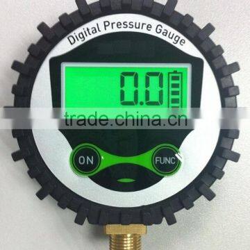 3V battery supply 0-750Psi digital air pressure gauge for tyre with LCD display