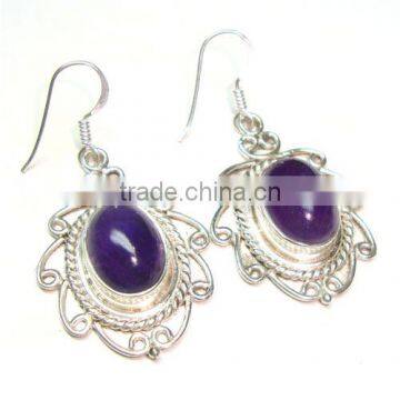 925 silver jewelry amethyst semi precious stone handmade jewelry fashionable jewelry