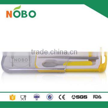 Cute Design Spoon Chopsiticks and Forks Sets Stainless Steel Kids Tableware With Box photo-6