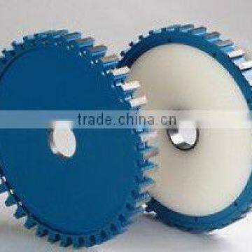 Silver welded stone milling wheels