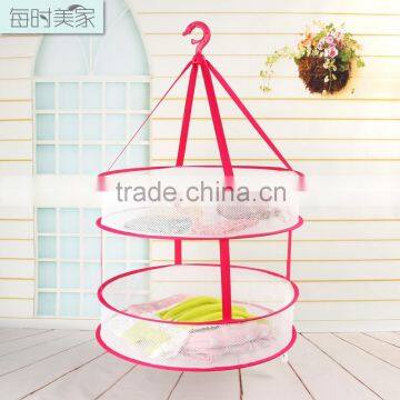 layer drying basket ,nylon mesh basket,hanging dry rack for cloth and toys