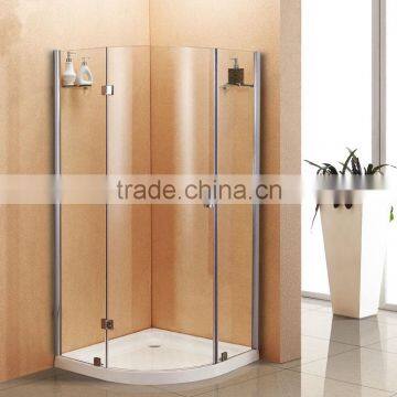 aluminum alloy tempered glass shower enclosure/shower room with acrylic tray