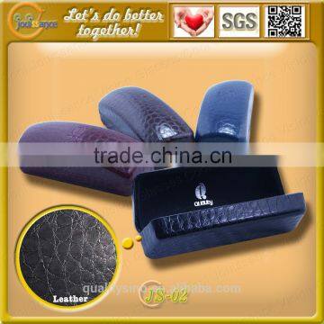 Fashional design best price magnetic glasses case with leather material wuxi supplier for sale