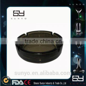 Black Colored Round Glass Ashtray Wholesale