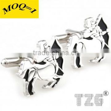 Fashion Stainless Steel Cupid Cufflink