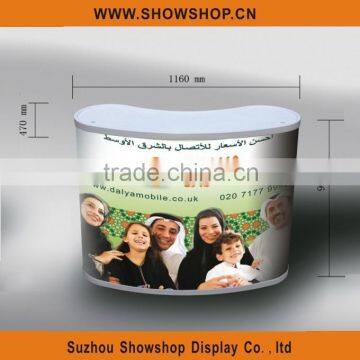 Economical portable OVAL Promotional Table