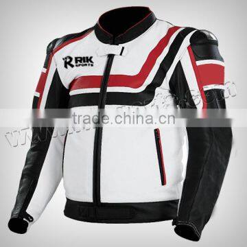 Motorbike Leather Jacket, Motorcycle Clothing Quality & Beautiful Real Leather Racing Jacket