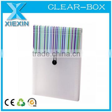 2014 new pp custom plastic cute file boxes