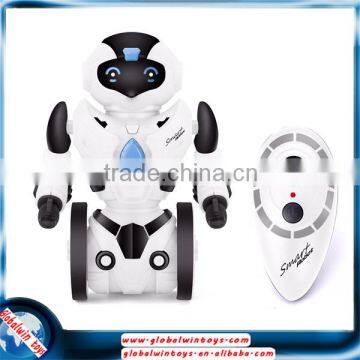 Multifunctional R/C robot toy made in China, 2.4GHz radio controlled intelligent robot with LED lights