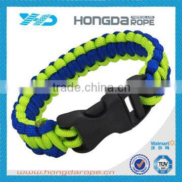 survival kit paracord bracelet for outdoor/camping