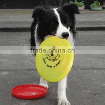 promotional and good quality plastic pet dog frisbee