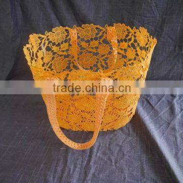 2016 Fashionable Crochet Cotton Baskets With Handles photo-5
