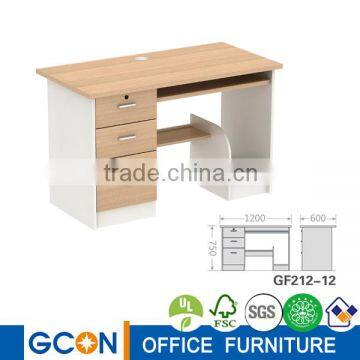 Computer desk office furniture particle board small wood computer desk