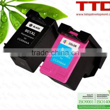 TTD Refurbished 901 901XL Ink Cartridge CC656AN CC654AN for HP Officejet J4580 J4640 J4680