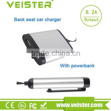 Veister 41w 4 port 1.8 m usb car battery charger With flat TPE cable for mobile phone