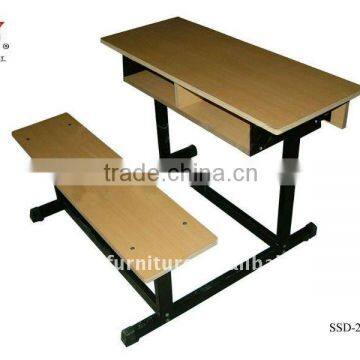 2-steater School Chair/2 Seater Student Desk and Chair photo-4