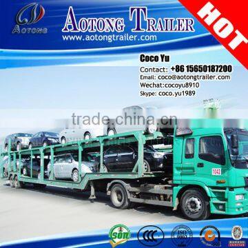 2/3 Axles Hydraulic Car SUVs Vehicle Carrier Semi-trailer Car Transporters Truck Trailer