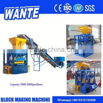 QT4-24 easy operate hydraulic automatic cement brick making machine