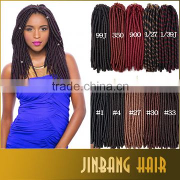 Janet Collection 2X Havana Mambo Twist Synthetic Dreadlocs New Premium Faux Locs Braids Crochet Twist Braid Hair dreadlocks