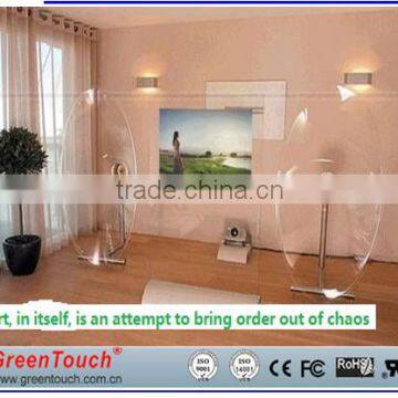 3d Projector 55inch Transparent Touch Foil With Glass Screen Touch 10points on Window Shop photo-6